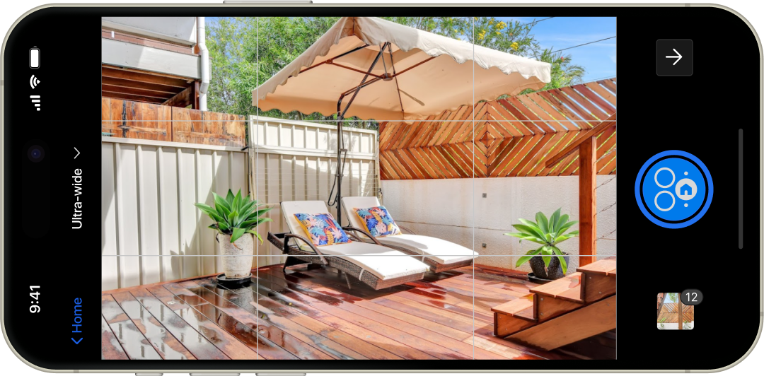 Ovvy App Camera Interface